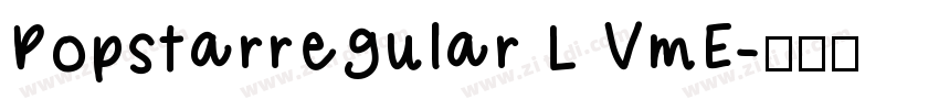 Popstarregular L VmE字体转换